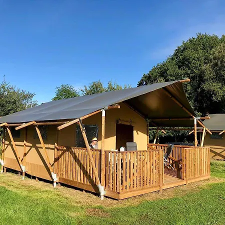 Luxury tent Safaritent Glamping Normandie Longueville (Manche)